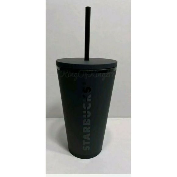 Starbucks 2019 Holiday Tumbler Black Matte 16oz - Picture 7 of 7